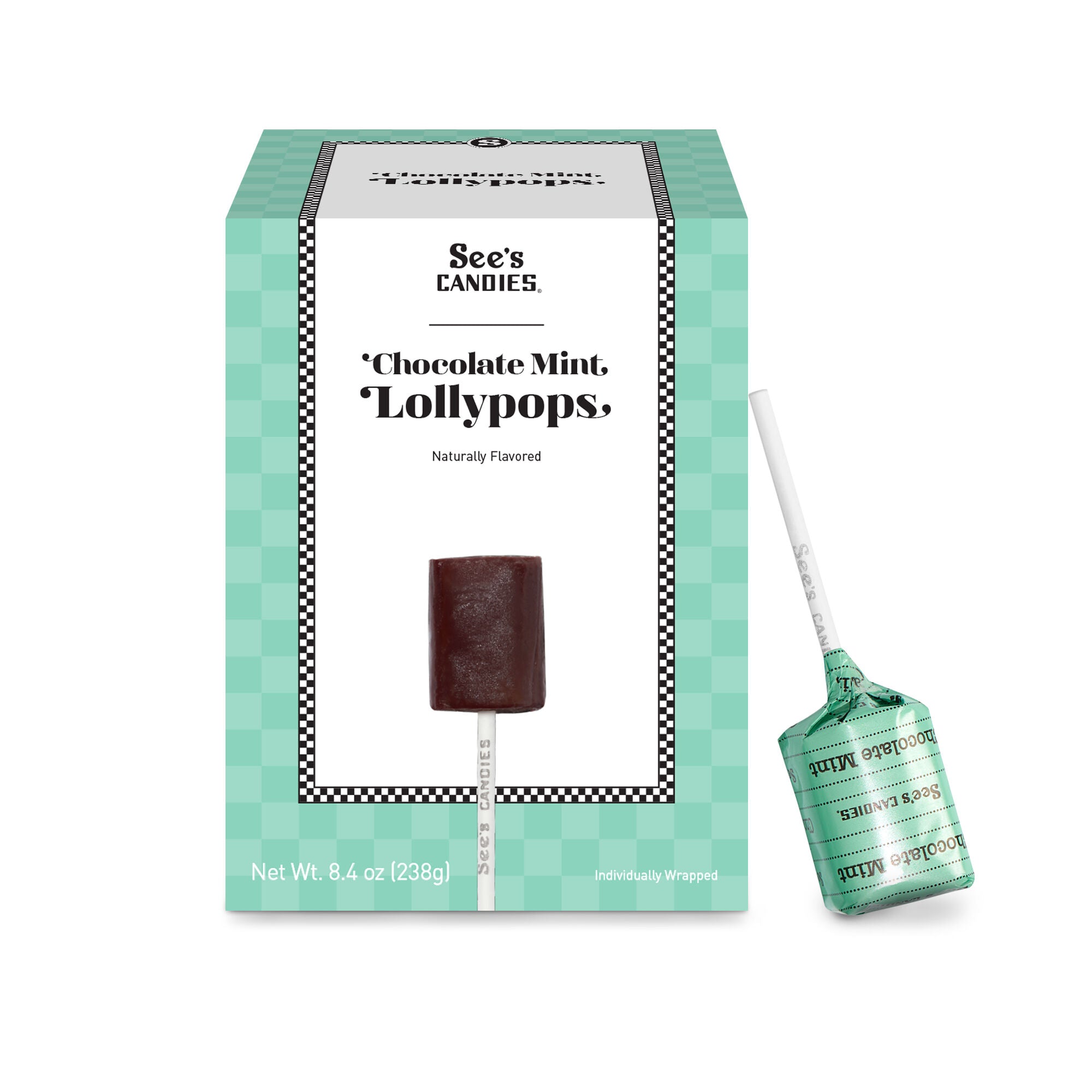 Chocolate Mint Lollypops