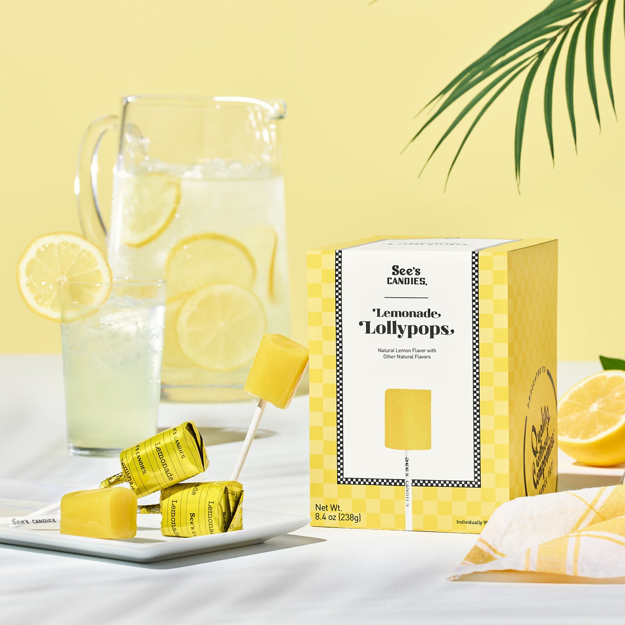 Lemonade Lollypops