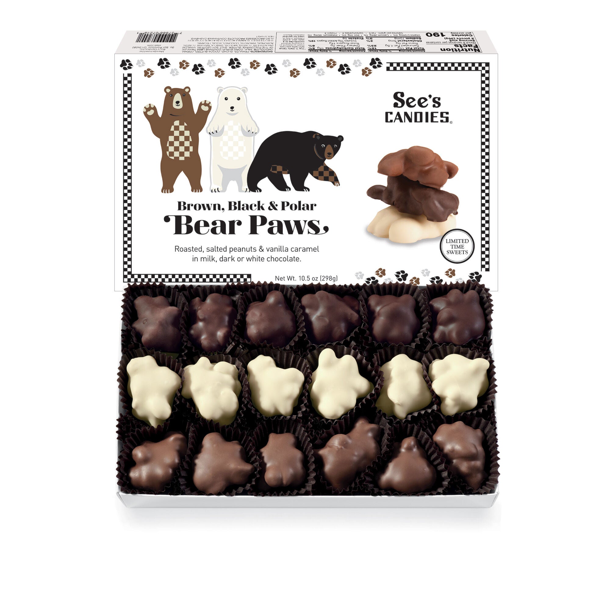 Brown, Black &amp; Polar Bear Paws