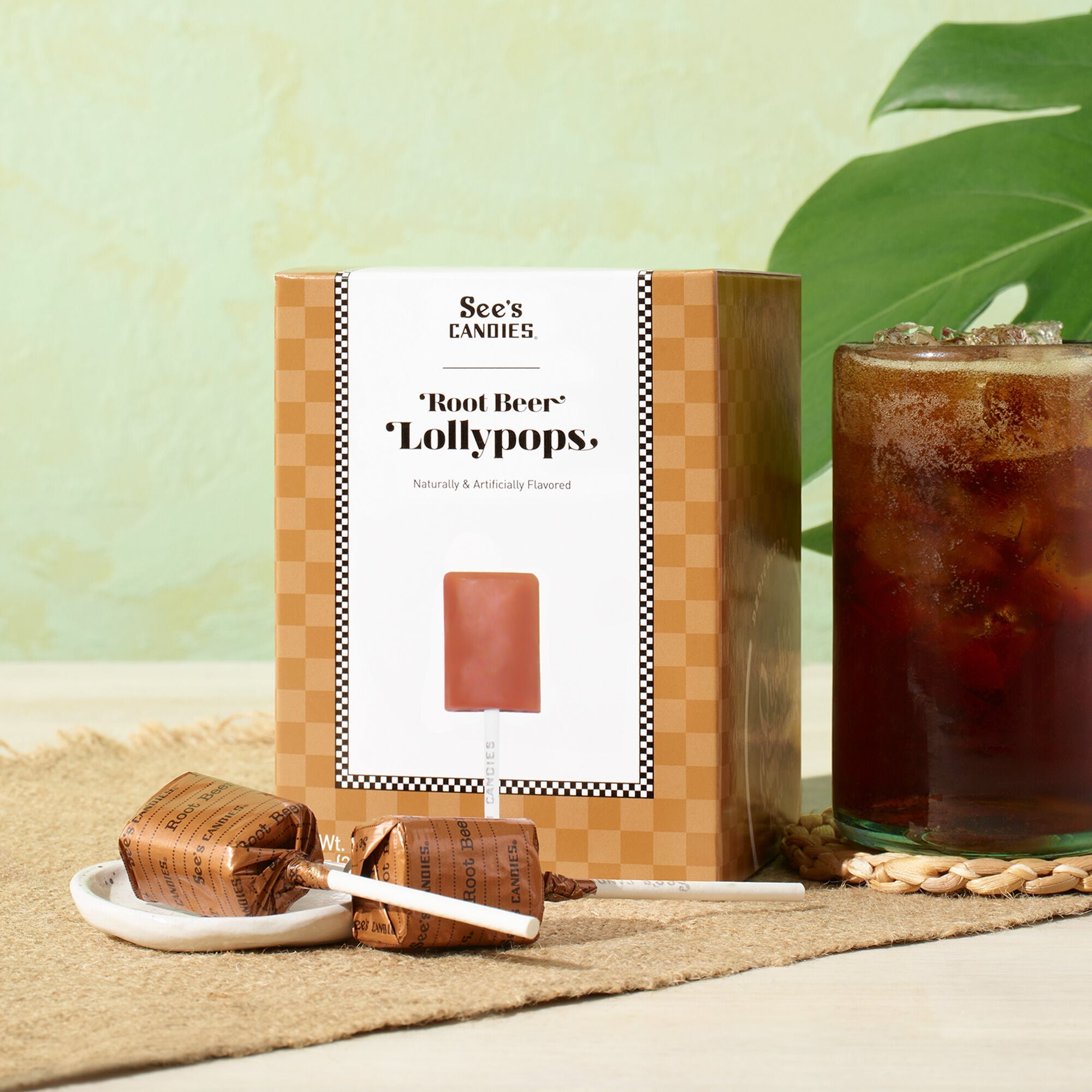 Root Beer Lollypops