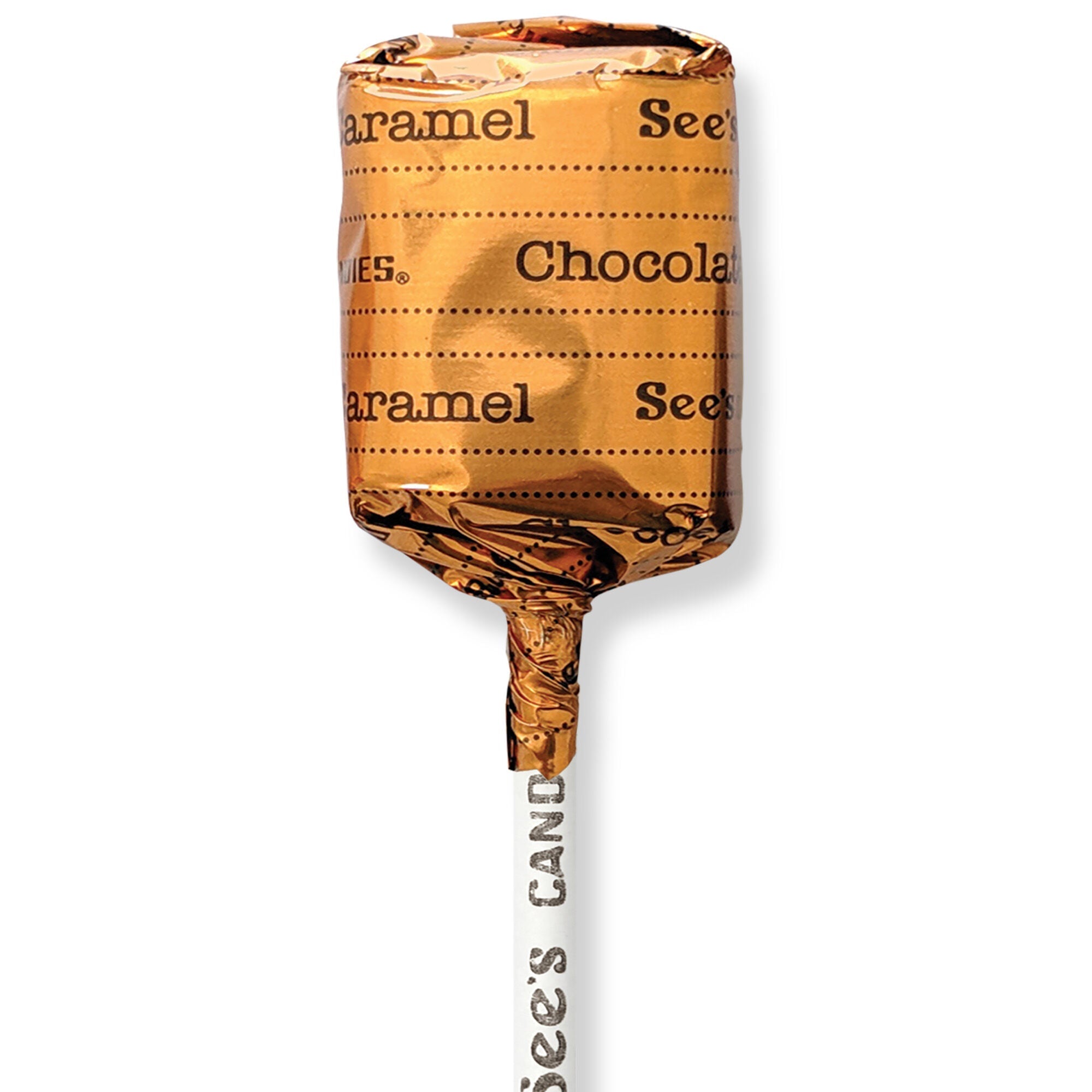 Chocolate Caramel Lollypop